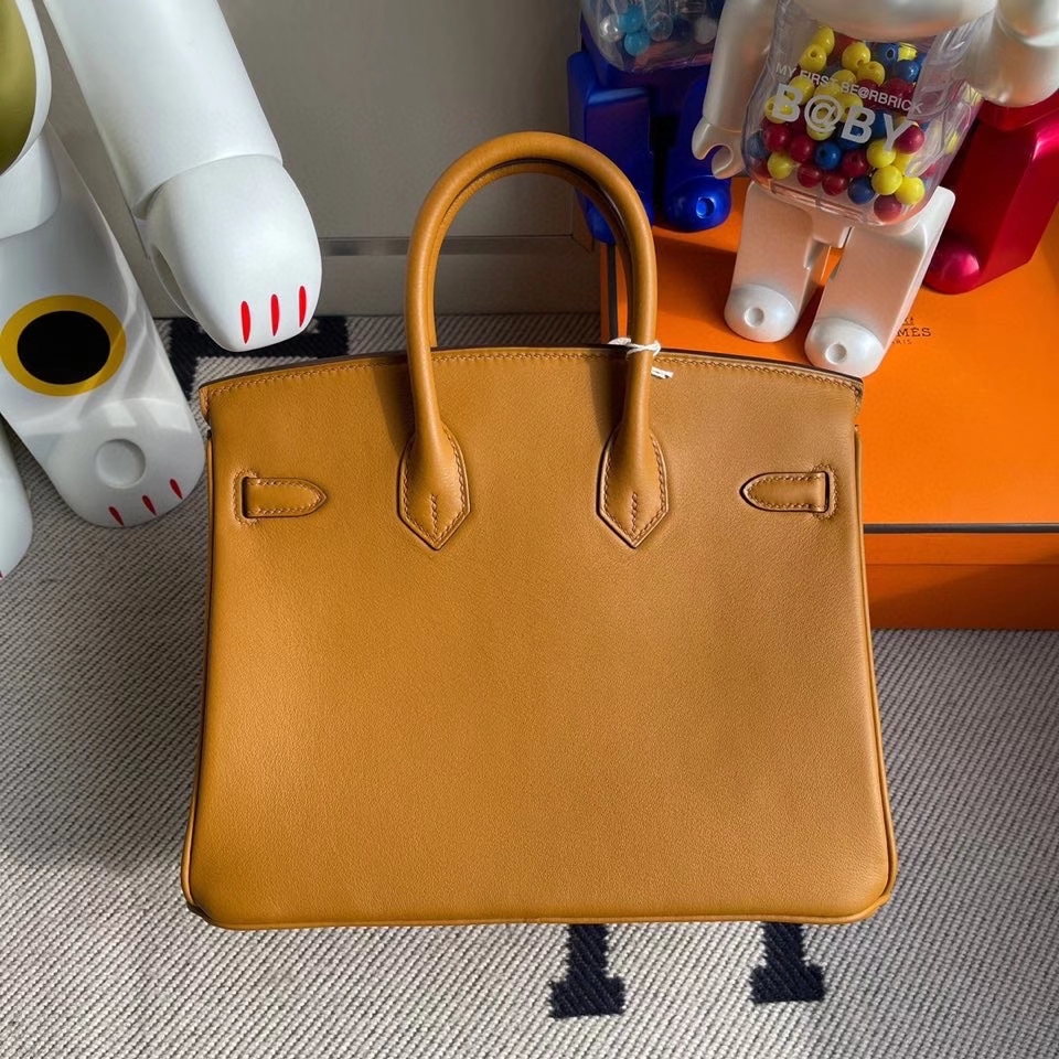 Hermès（爱马仕）Birkin 25cm Swift  S2 芝麻色 Sesame 金扣 顶级手缝 现货