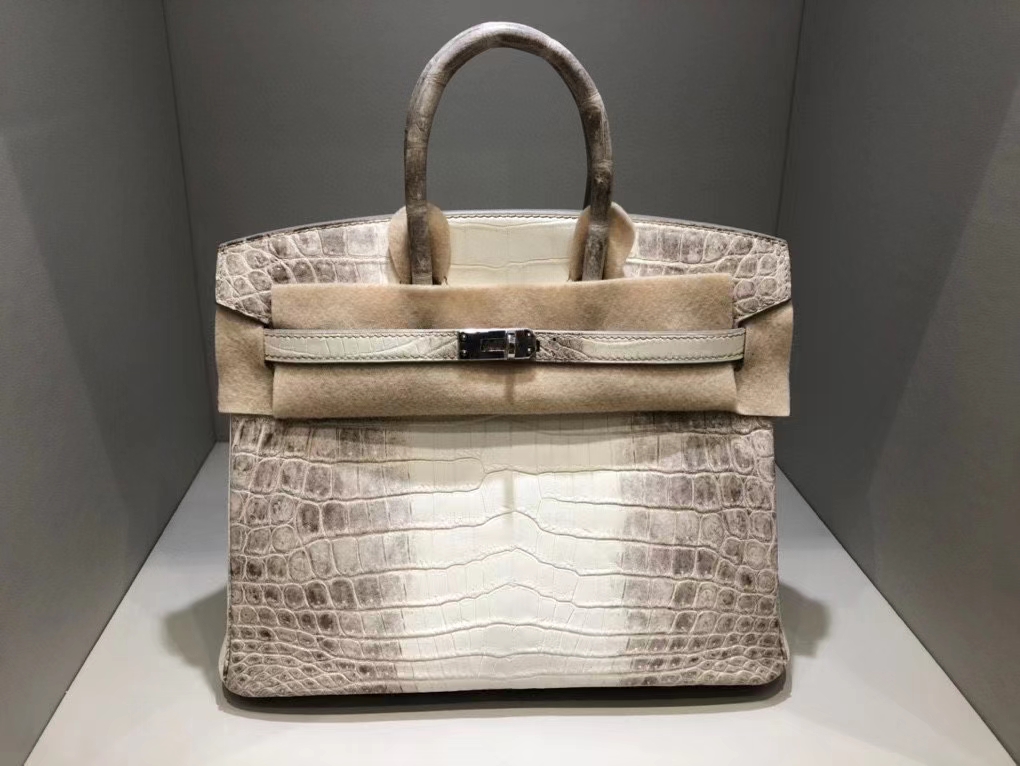 Hermès（爱马仕）Birkin 25cm Himalaya 喜马拉雅 银扣 顶级手缝 现货