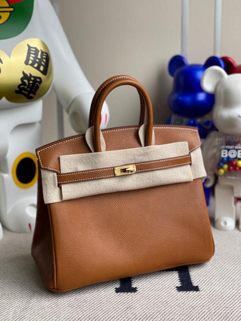 Hermès（爱马仕）Birkin 铂金包 马鞍皮ck37 金棕色 金扣 25cm 顶级手缝 现货