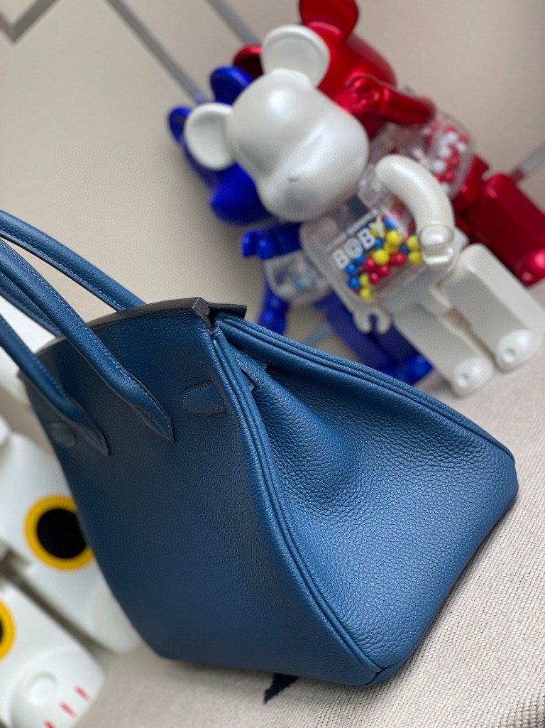 Hermès(爱马仕)Birkin 铂金包 原厂小牛皮 togo 深邃蓝 deep blue 玫瑰金 30cm-拉尔森鳄鱼皮具定制 - 爱马仕包包官网 Hermès(爱马仕)Birkin 铂金包 原厂小牛皮 togo 深邃蓝 deep blue 玫瑰金 30cm