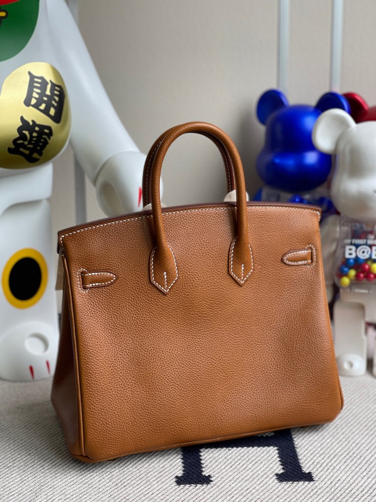 Hermès（爱马仕）Birkin 铂金包 马鞍皮ck37 金棕色 金扣 25cm 顶级手缝 现货