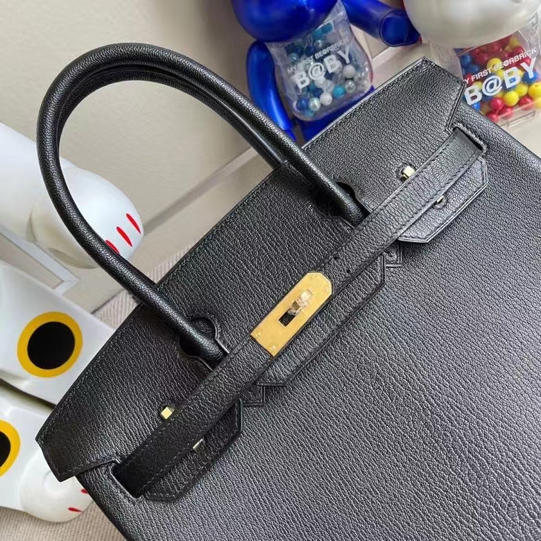 Hermès(爱马仕)Birkin 铂金包 chevre 山羊皮 ck89 黑色 内拼i6 极致粉 金扣 马蹄印 30cm 定制-拉尔森鳄鱼皮具定制 - 爱马仕包包官网 Hermès(爱马仕)Birkin 铂金包 chevre 山羊皮 ck89 黑色 内拼i6 极致粉 金扣 马蹄印 30cm 定制