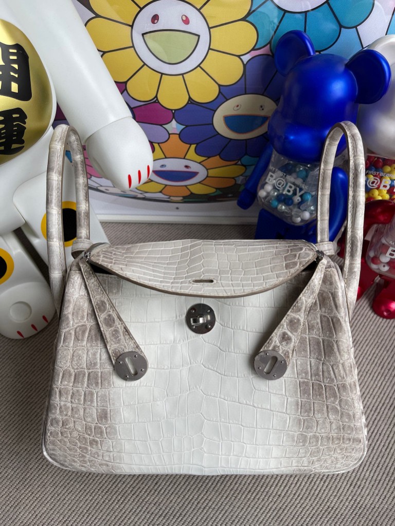 Hermès（爱马仕）Lindy 琳迪包 Himalaya 喜马拉雅 银扣 26cm