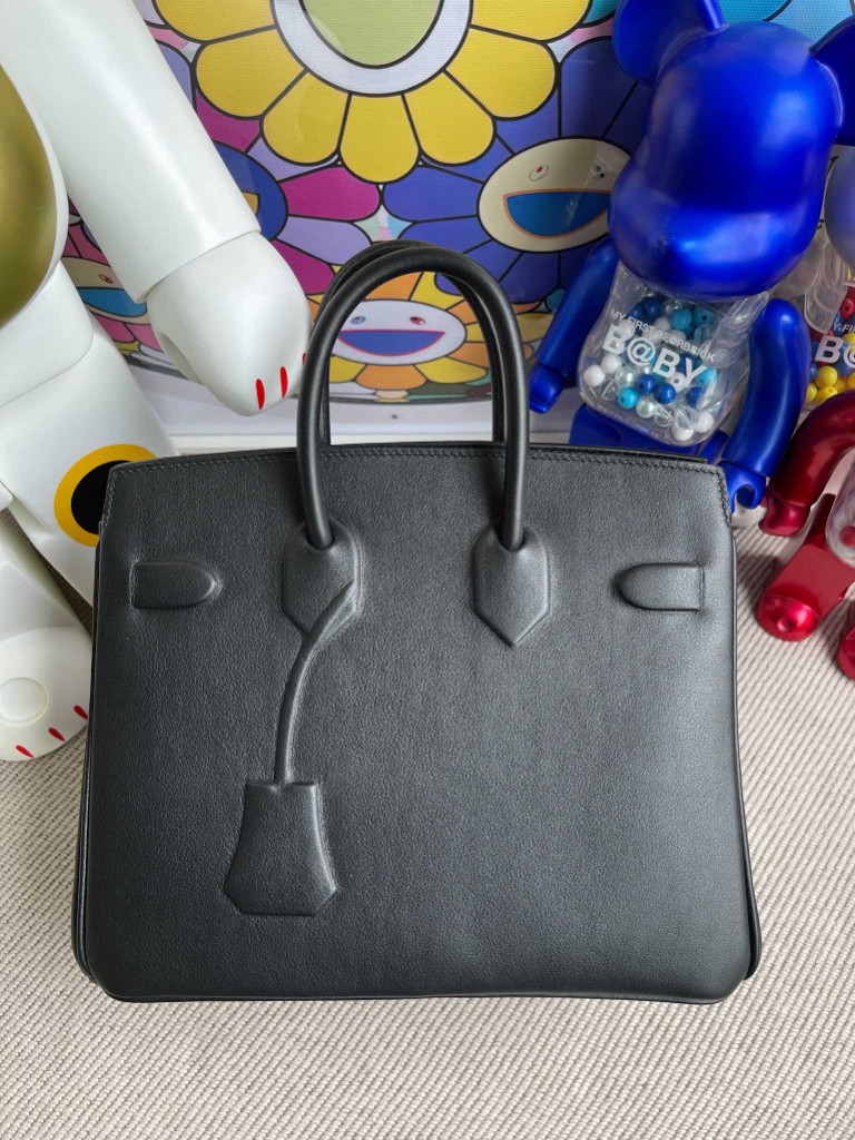 Hermès（爱马仕）Birkin 铂金包 Shadow ck89 黑色 Noir 25cm 顶级手缝 超美