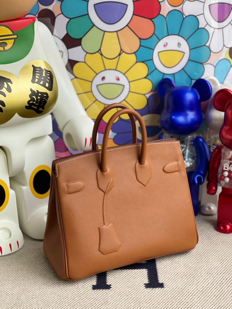 Hermès（爱马仕）Birkin 铂金包 Shadow ck37 金棕色 Gold 25cm 顶级手缝 超美