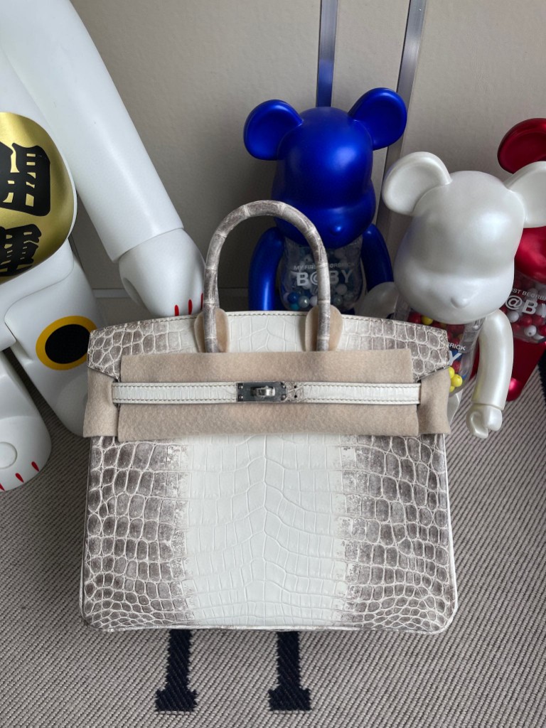 Hermès（爱马仕）Birkin 铂金包 Himalaya 喜马拉雅 银扣 25cm 顶级手缝 品相超赞 现货