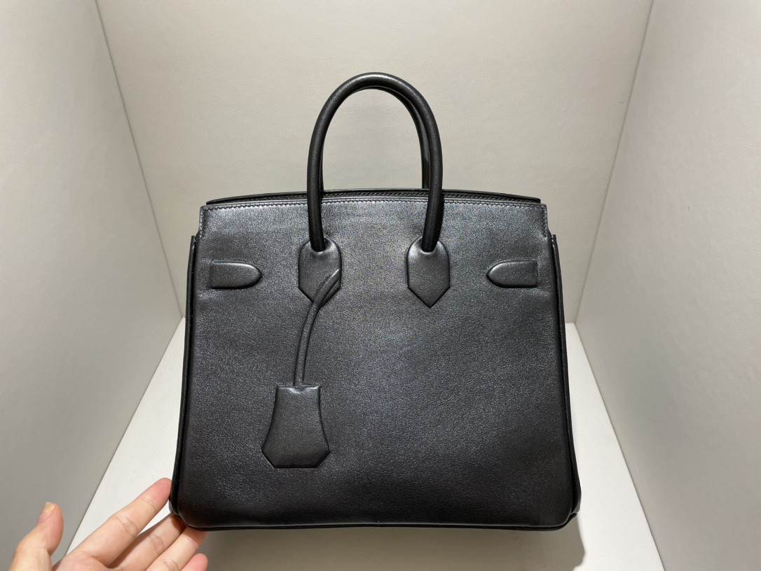 Hermès（爱马仕）Birkin Shadow 幻影 黑色 Noir 25cm 凹凸有致的影子设计