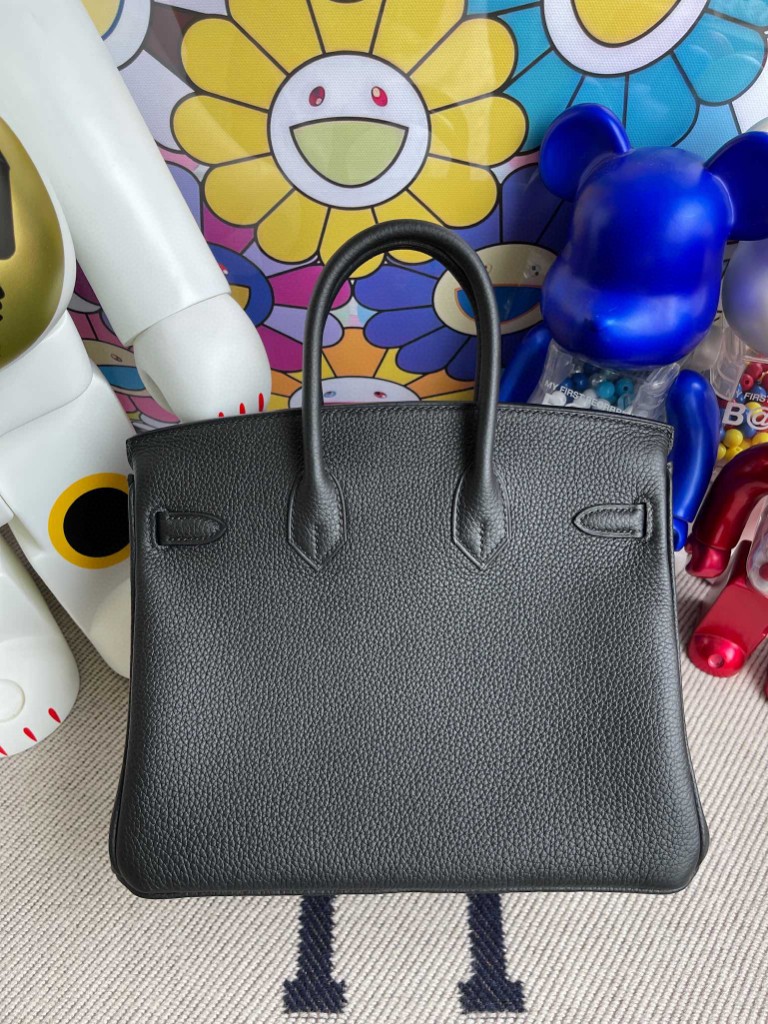 Hermès（爱马仕）Birkin 铂金包 原厂小牛皮 Togo ck89 黑色 Noir 金扣 25cm 顶级手缝