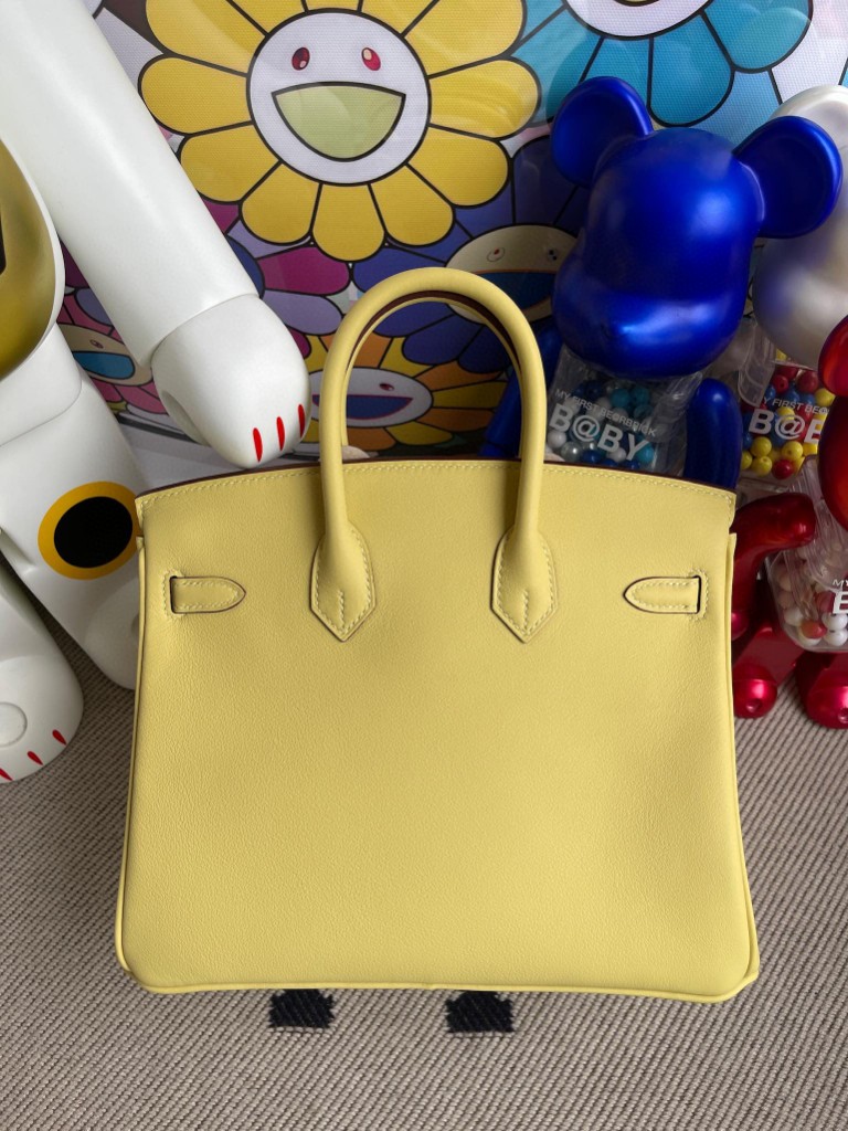 Hermès（爱马仕）Birkin 铂金包 Swift皮 1Z 小鸡黄 金扣 25cm 顶级手缝