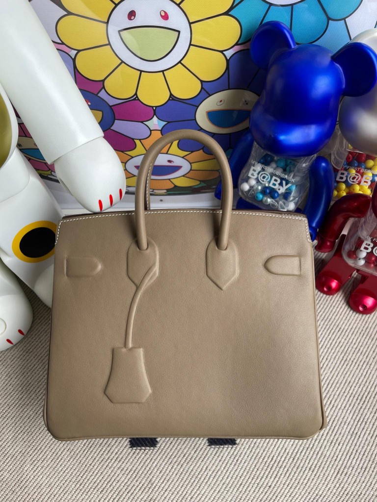Hermès（爱马仕）Birkin 铂金包 Shadow ck18 大象灰 Etoupe 25cm 顶级手缝 超美