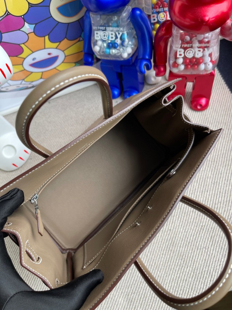 Hermès（爱马仕）Birkin 铂金包 Shadow ck18 大象灰 Etoupe 25cm 顶级手缝 超美