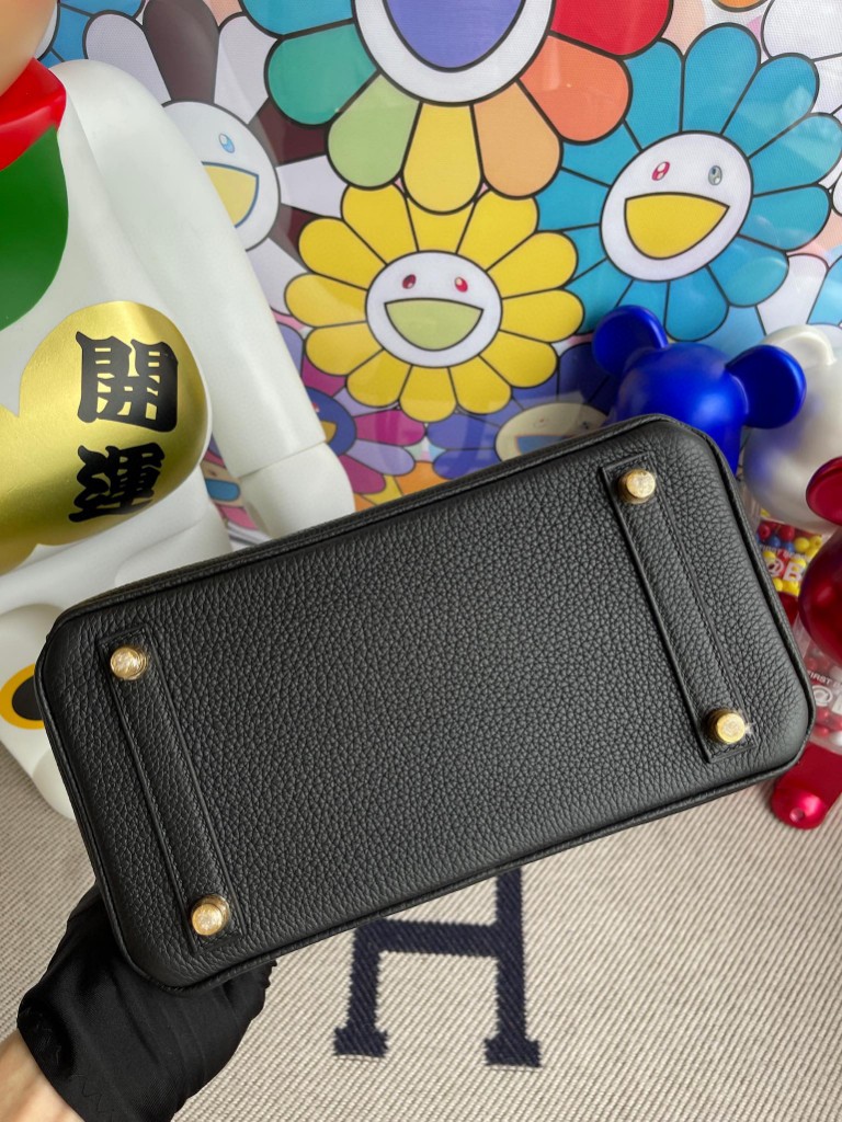 Hermès(爱马仕)Birkin 铂金包 原厂小牛皮 Togo ck89 黑色 Noir 金扣 25cm 顶级手缝-拉尔森鳄鱼皮具定制 - 爱马仕包包官网 Hermès(爱马仕)Birkin 铂金包 原厂小牛皮 Togo ck89 黑色 Noir 金扣 25cm 顶级手缝