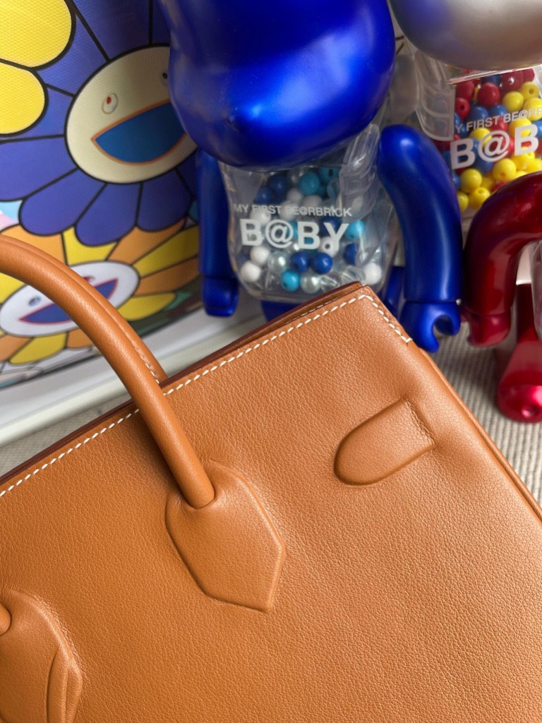 Hermès（爱马仕）Birkin 铂金包 Shadow ck37 金棕色 Gold 25cm 顶级手缝 超美