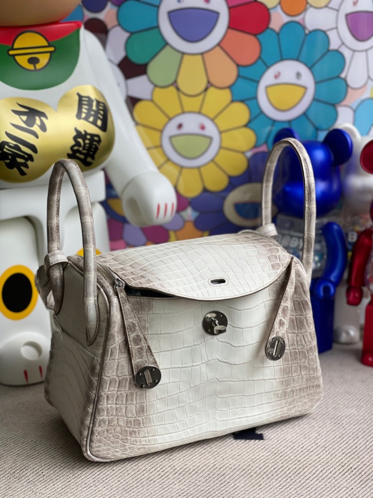 Hermès（爱马仕）Lindy 琳迪包 Himalaya 喜马拉雅 银扣 26cm