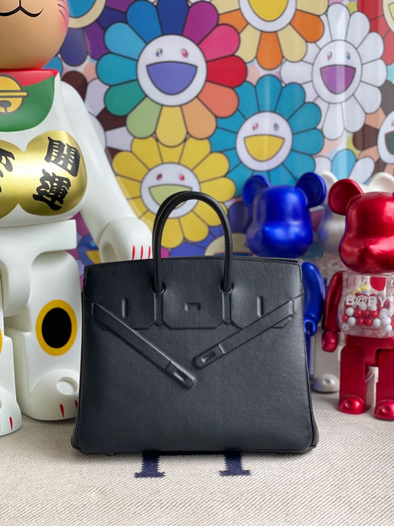 Hermès(爱马仕)Birkin 铂金包 Shadow ck89 黑色 Noir 25cm 顶级手缝 超美-拉尔森鳄鱼皮具定制 - 爱马仕包包官网 Hermès(爱马仕)Birkin 铂金包 Shadow ck89 黑色 Noir 25cm 顶级手缝 超美