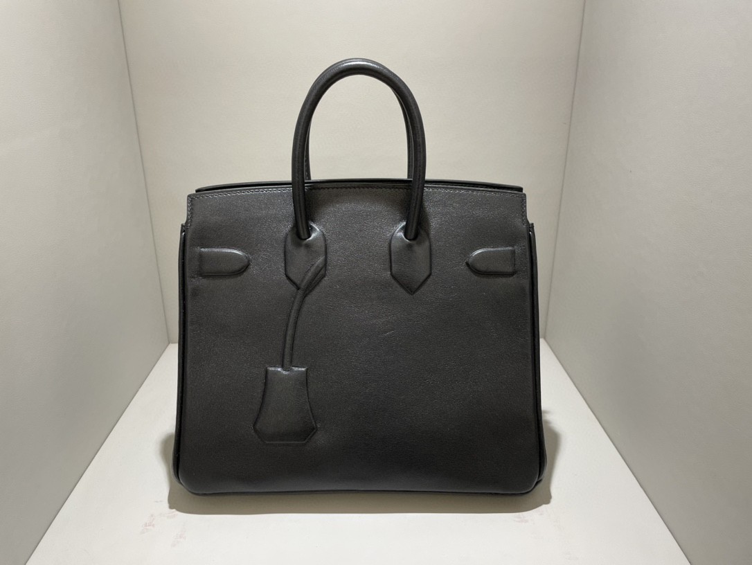 Hermès（爱马仕）Birkin Shadow 幻影 黑色 Noir 25cm 凹凸有致的影子设计