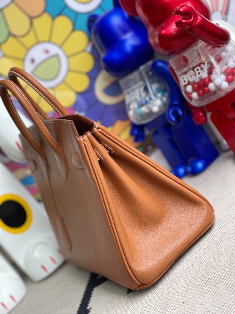 Hermès（爱马仕）Birkin 铂金包 Shadow ck37 金棕色 Gold 25cm 顶级手缝 超美