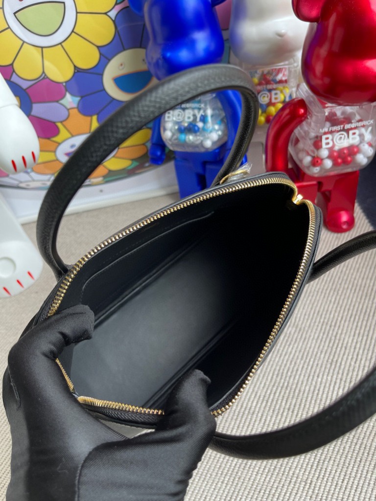 Hermès(爱马仕)Bolide 保龄球包 Epsom 原厂掌纹皮 ck89 黑色 Noir 金扣 27cm 顶级手缝-拉尔森鳄鱼皮具定制 - 爱马仕包包官网 Hermès(爱马仕)Bolide 保龄球包 Epsom 原厂掌纹皮 ck89 黑色 Noir 金扣 27cm 顶级手缝