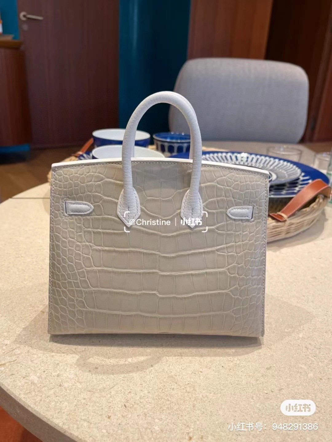 Hermès（爱马仕）Birkin 小房子 白色 20cm 定制