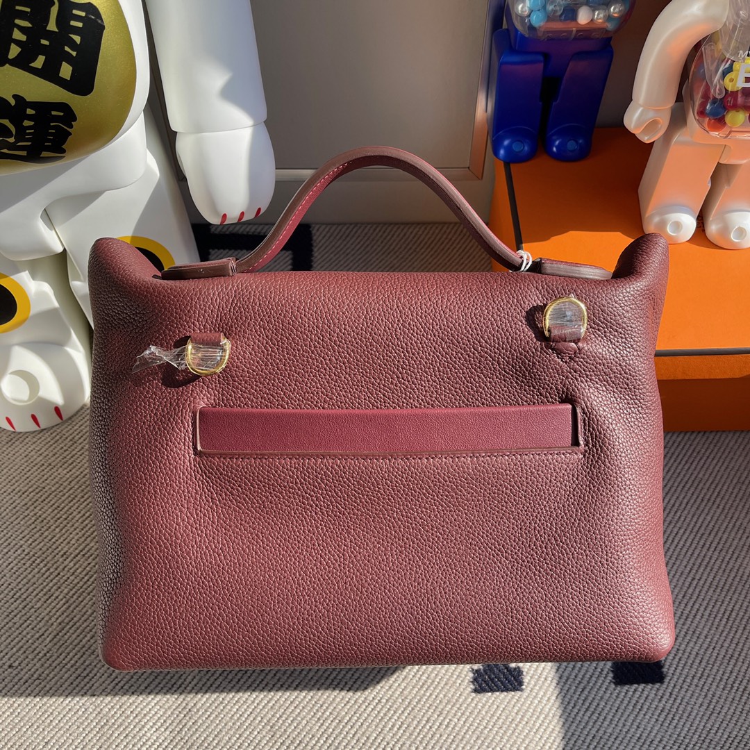 Hermès（爱马仕）2424 凯莉包 爱马仕红 金扣 29cm 顶级手缝
