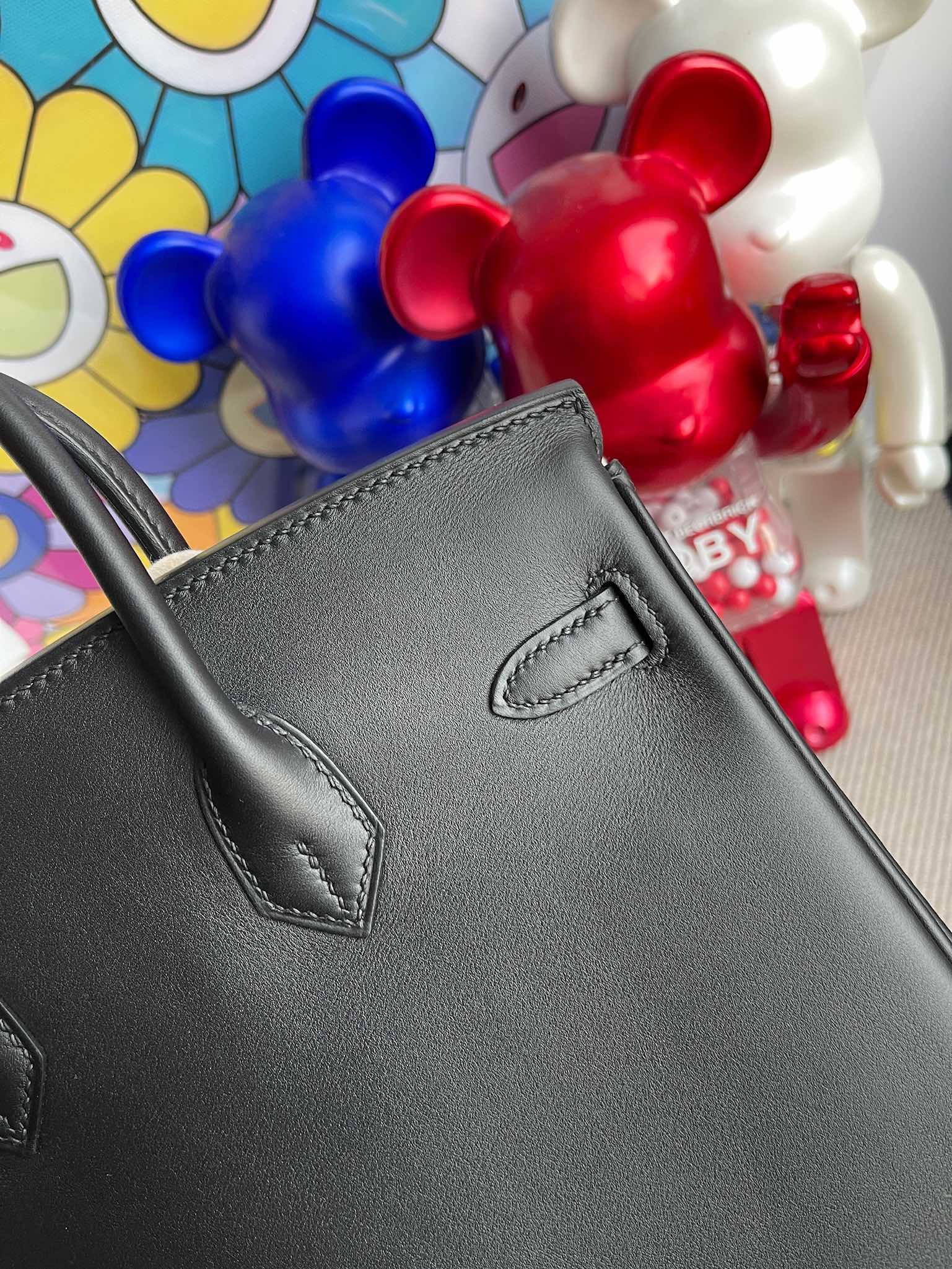 Hermès（爱马仕）Birkin 铂金包 新皮 Jonathan  黑色 银扣 25cm 顶级手缝