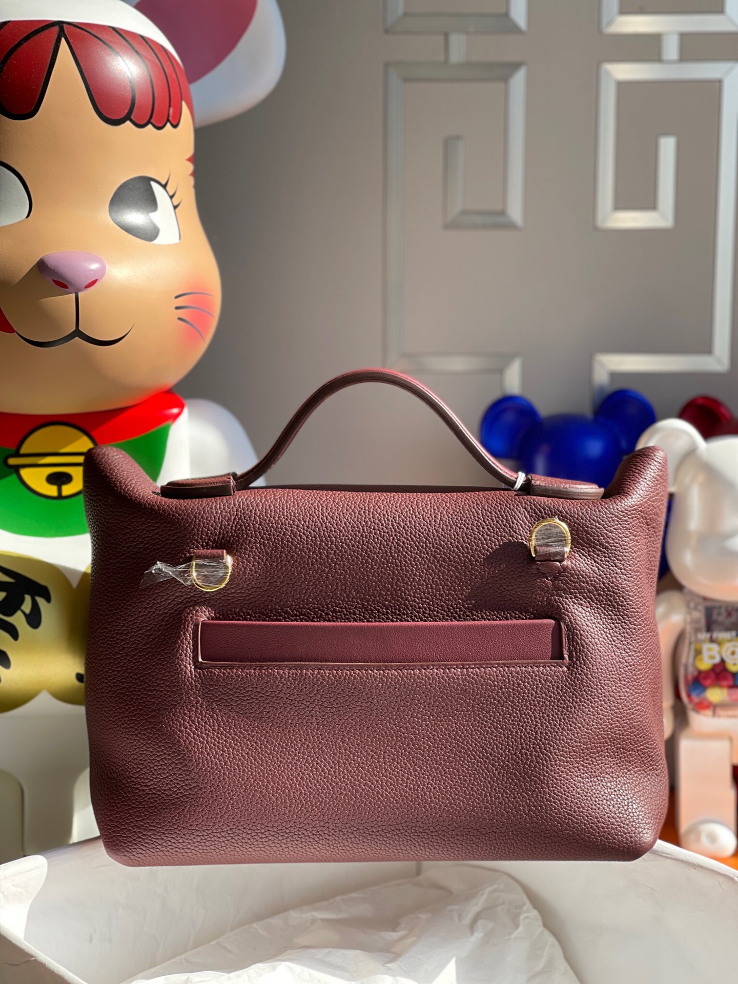 Hermès（爱马仕）2424 凯莉包 爱马仕红 金扣 29cm 顶级手缝