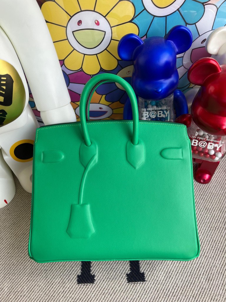 Hermès（爱马仕）Birkin  Shadow 影子包 6w 薄荷绿 25cm 顶级手缝