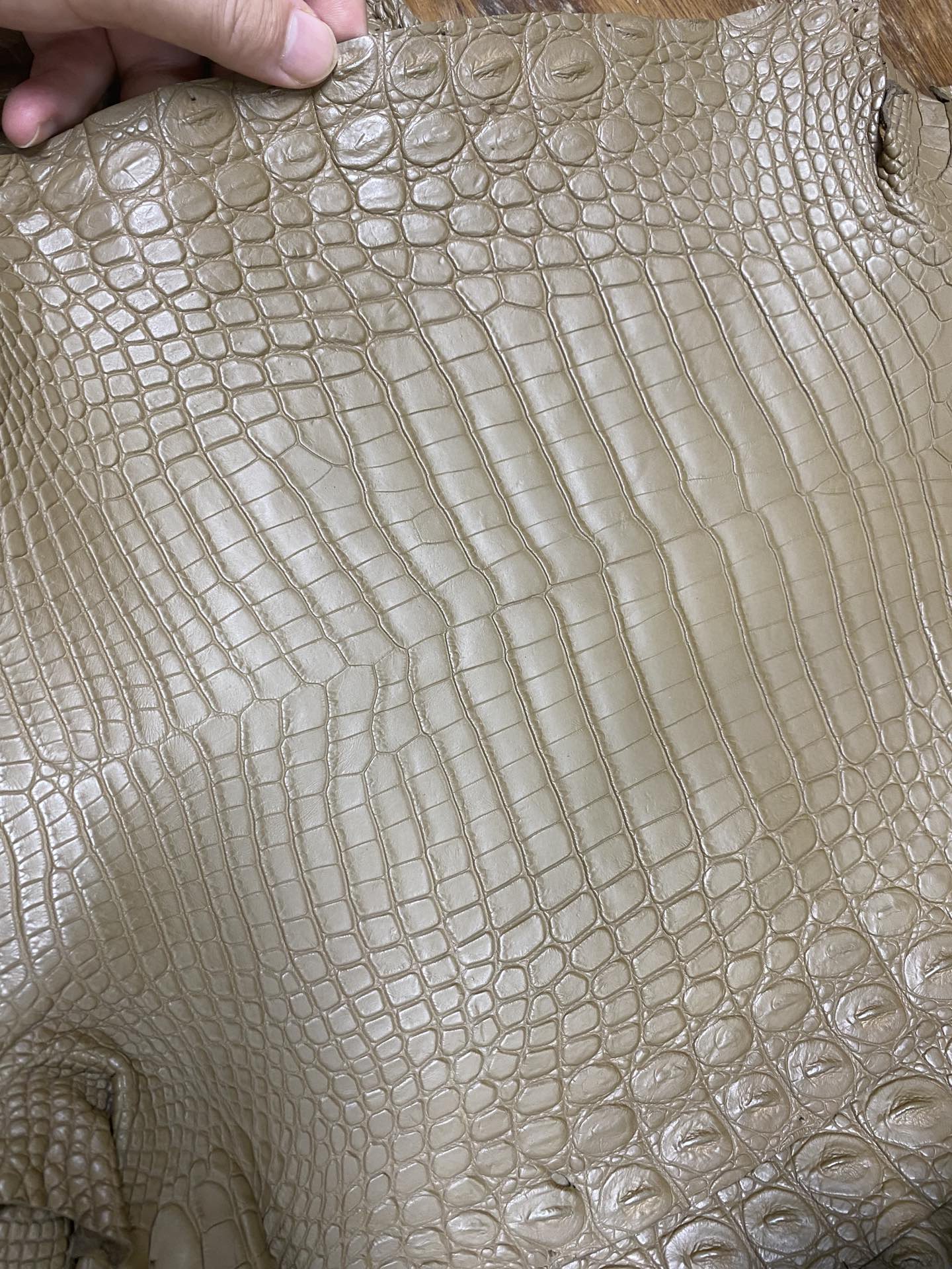 Hermès（爱马仕）新到皮 Matt crocodile 雾面两点汨罗鳄 新大象灰 可定制