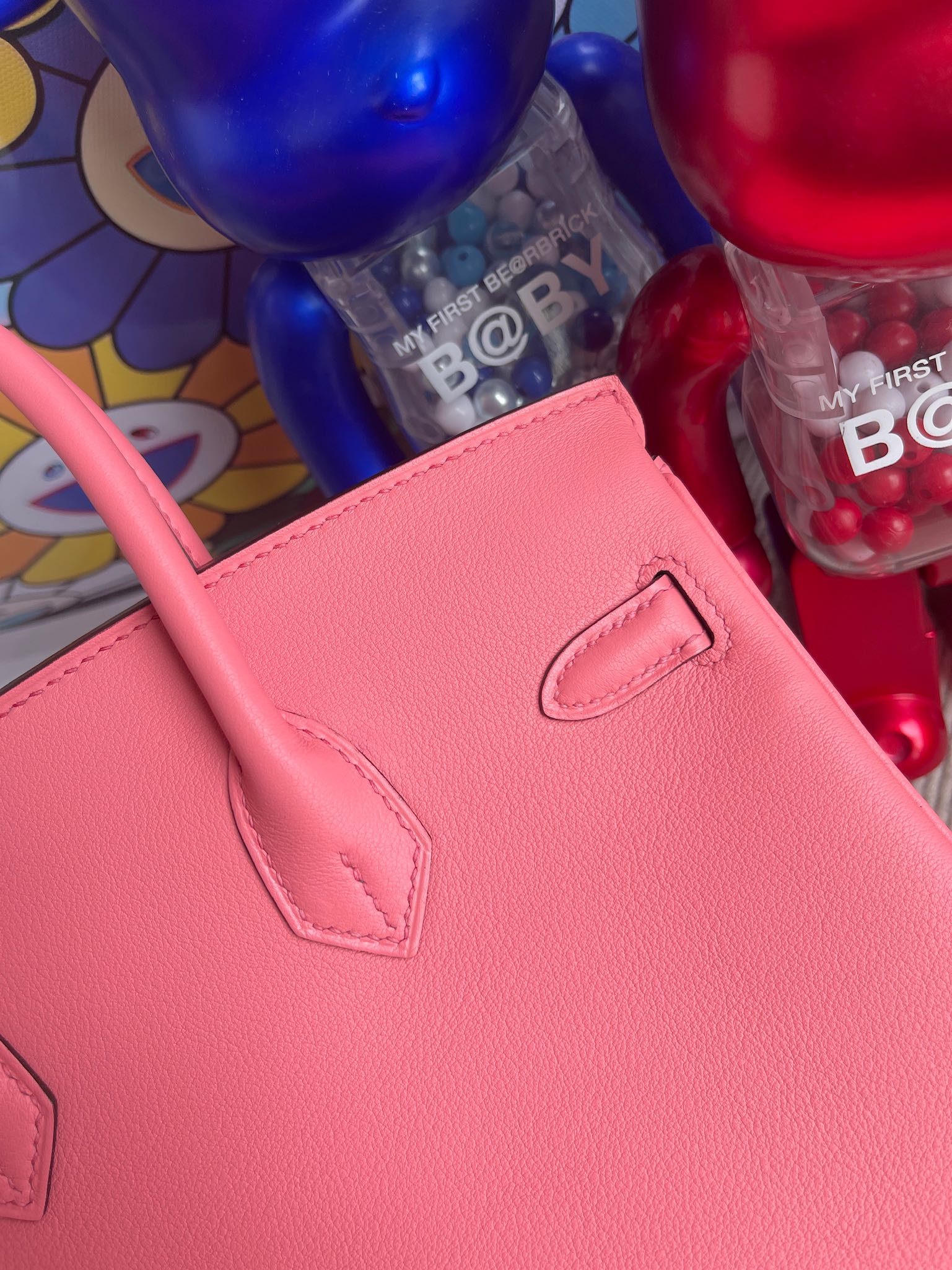 Hermès(爱马仕)Birkin 铂金包 Swift 夏日玫瑰粉 银扣 25cm 顶级手缝-拉尔森鳄鱼皮具定制 - 爱马仕包包官网 Hermès(爱马仕)Birkin 铂金包 Swift 夏日玫瑰粉 银扣 25cm 顶级手缝