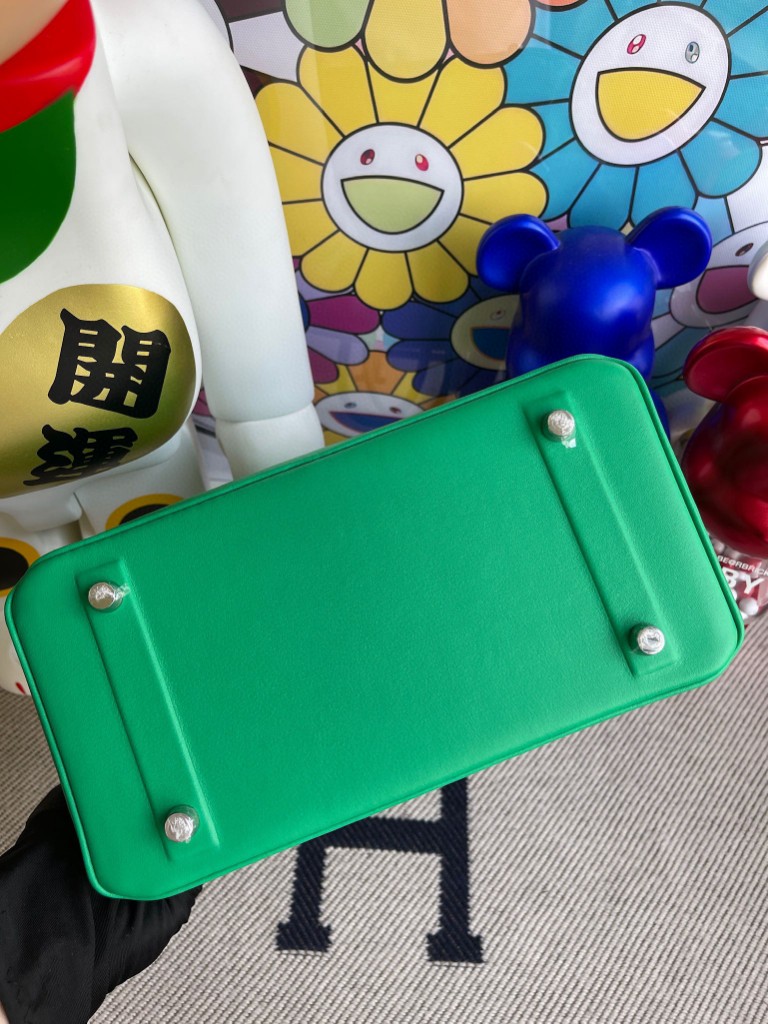 Hermès（爱马仕）Birkin  Shadow 影子包 6w 薄荷绿 25cm 顶级手缝