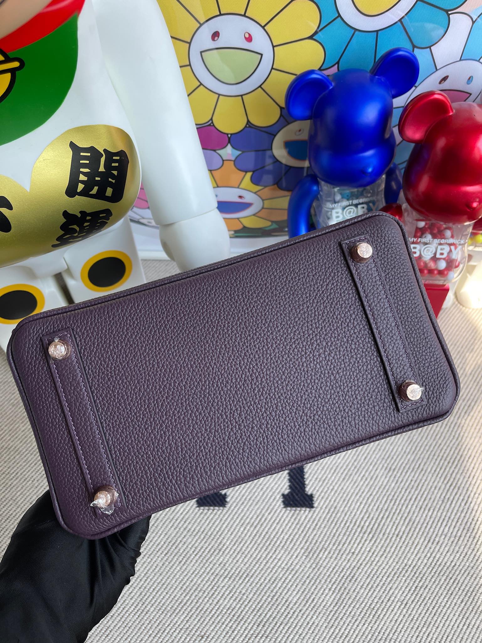 Hermès(爱马仕)Birkin 铂金包 原厂小牛皮 togo 葡萄紫 玫瑰金扣 Rose gold 25cm 顶级手缝-拉尔森鳄鱼皮具定制 - 爱马仕包包官网 Hermès(爱马仕)Birkin 铂金包 原厂小牛皮 togo 葡萄紫 玫瑰金扣 Rose gold 25cm 顶级手缝