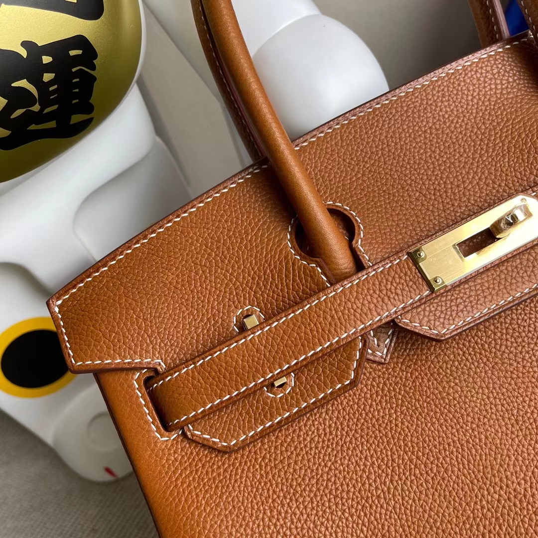 Hermès(爱马仕)Birkin 铂金包 颗粒马鞍皮 Cc34 原始色 金扣 30cm 顶级工艺 全手工缝制-拉尔森鳄鱼皮具定制 - 爱马仕包包官网 Hermès(爱马仕)Birkin 铂金包 颗粒马鞍皮 Cc34 原始色 金扣 30cm 顶级工艺 全手工缝制