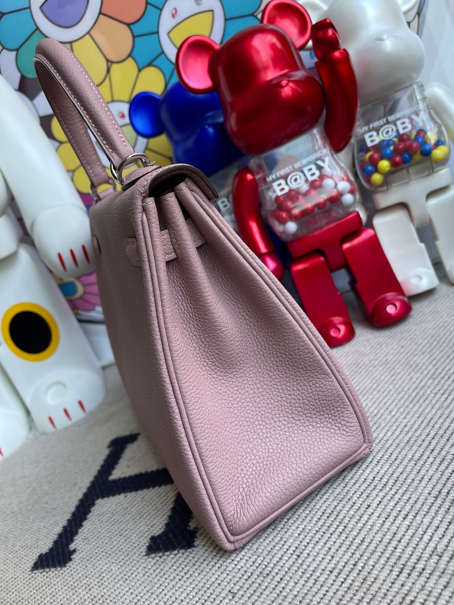 Hermès(爱马仕)Kelly 凯莉包 原厂小牛皮 togo 4W 紫藤色 银扣 25cm 顶级手缝-拉尔森鳄鱼皮具定制 - 爱马仕包包官网 Hermès(爱马仕)Kelly 凯莉包 原厂小牛皮 togo 4W 紫藤色 银扣 25cm 顶级手缝