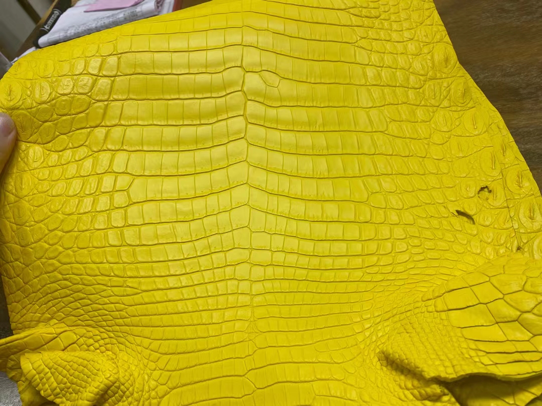 Hermès(爱马仕)Leather 2021 新到色 雾面尼罗鳄 9R 柠檬黄 可定制-拉尔森鳄鱼皮具定制 - 爱马仕包包官网 Hermès(爱马仕)Leather 2021 新到色 雾面尼罗鳄 9R 柠檬黄 可定制