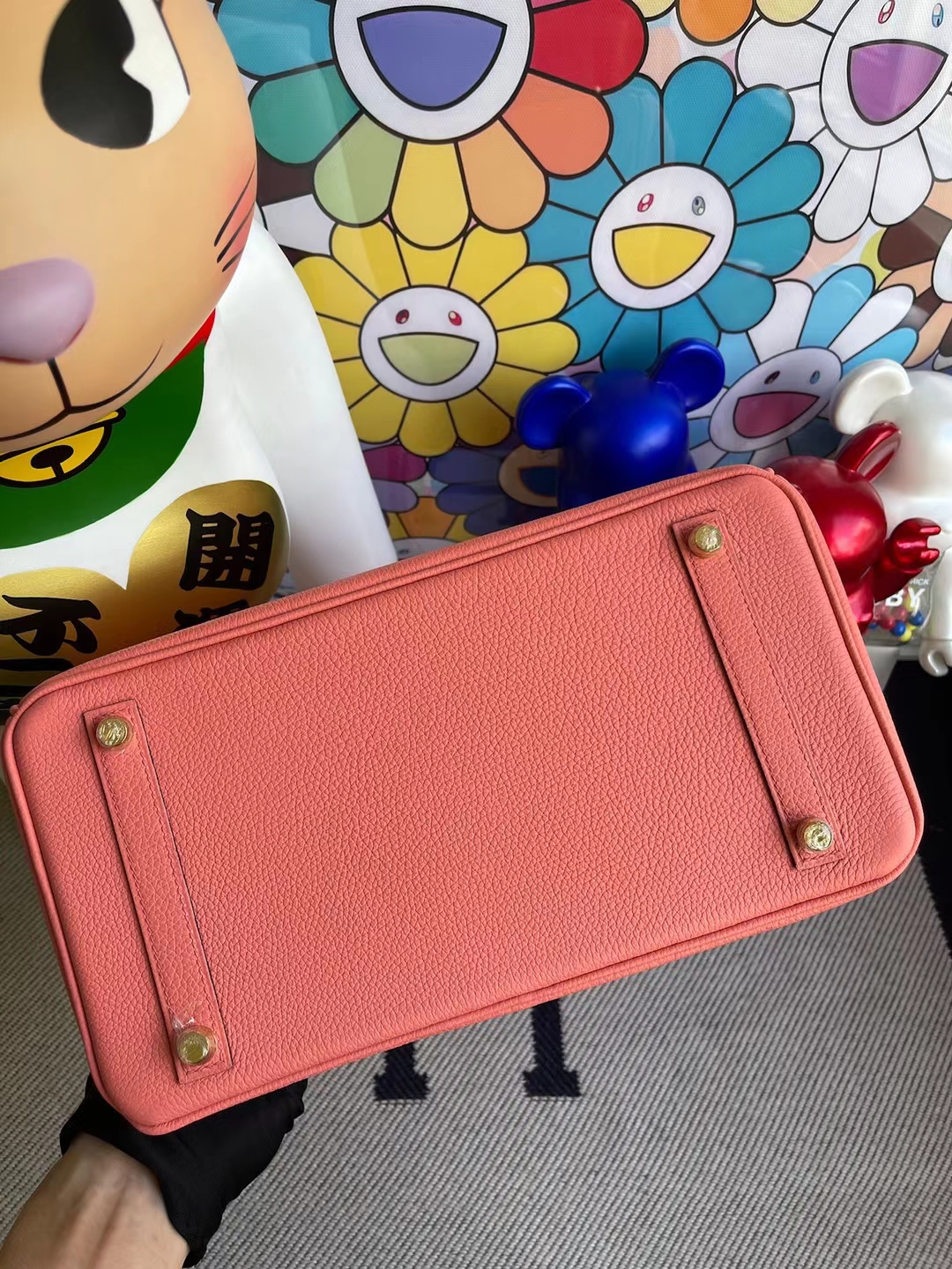 Hermès(爱马仕)Birkin 铂金包 Togo 新龙虾粉 金扣 30cm 顶级工艺 全手工缝制 stock-拉尔森鳄鱼皮具定制 - 爱马仕包包官网 Hermès(爱马仕)Birkin 铂金包 Togo 新龙虾粉 金扣 30cm 顶级工艺 全手工缝制 stock