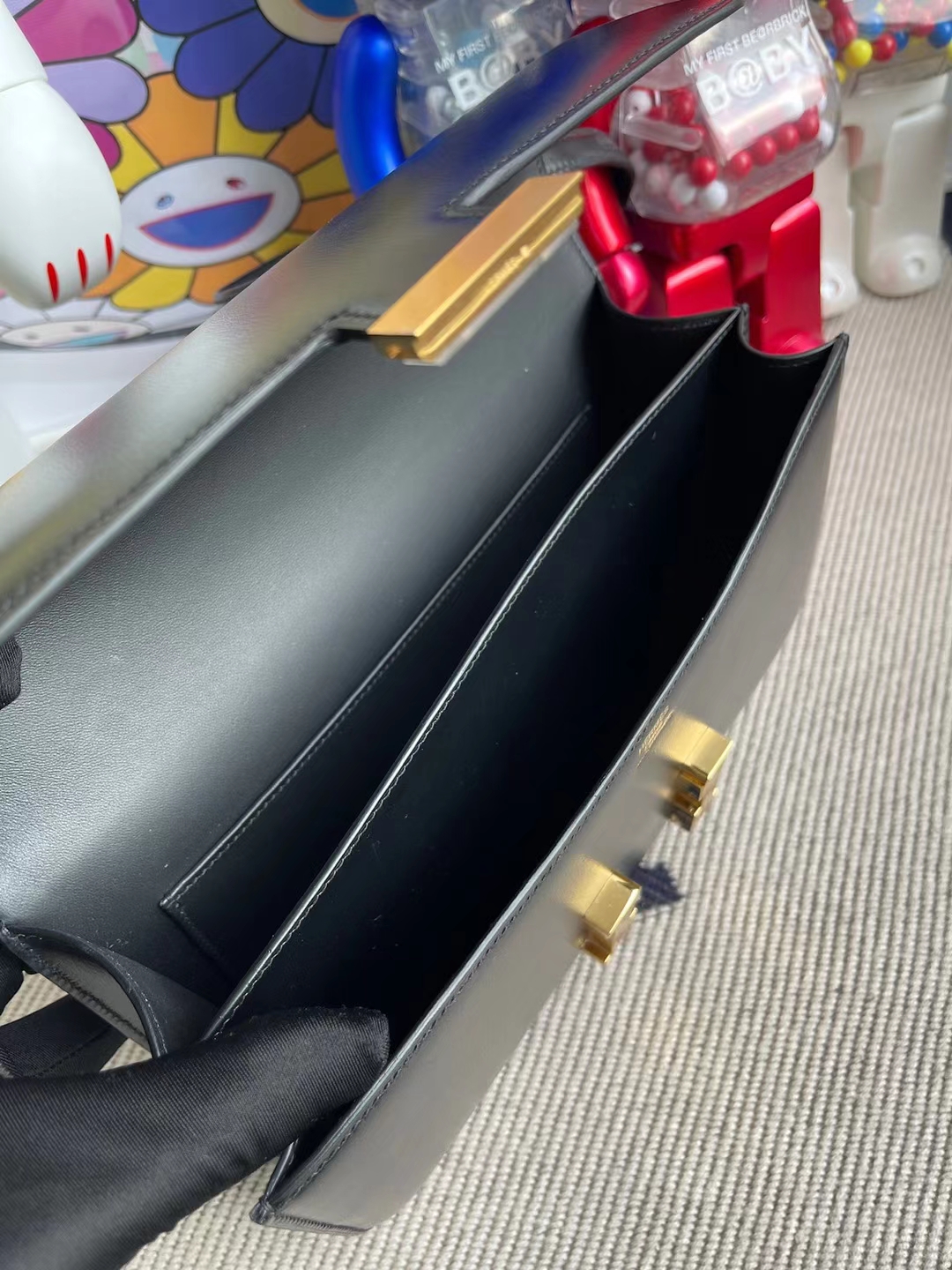 Hermès（爱马仕）Constance 康斯坦斯 box ck89 黑色 金扣 26cm