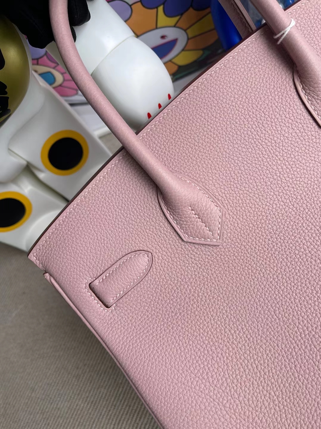 Hermès(爱马仕)Birkin 铂金包 Togo 4W 紫藤色 金扣 30cm 订制-拉尔森鳄鱼皮具定制 - 爱马仕包包官网 Hermès(爱马仕)Birkin 铂金包 Togo 4W 紫藤色 金扣 30cm 订制