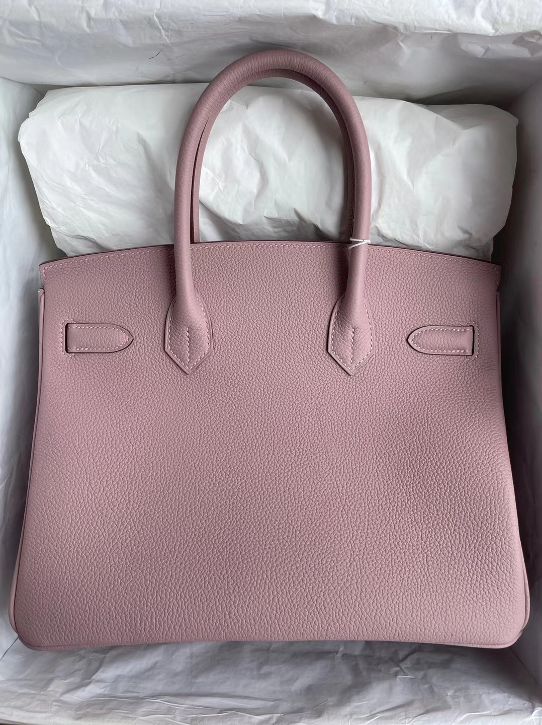 Hermès(爱马仕)Birkin 铂金包 Togo 4W 紫藤色 金扣 30cm 订制-拉尔森鳄鱼皮具定制 - 爱马仕包包官网 Hermès(爱马仕)Birkin 铂金包 Togo 4W 紫藤色 金扣 30cm 订制