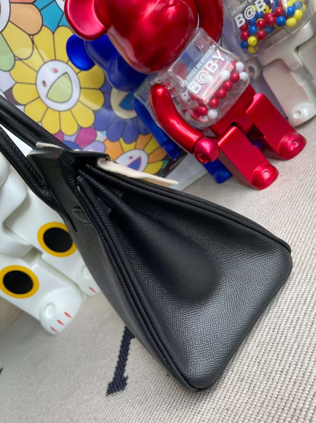 Hermès（爱马仕）Birkin 铂金包 Epsom Ck89 黑色 金扣 25cm