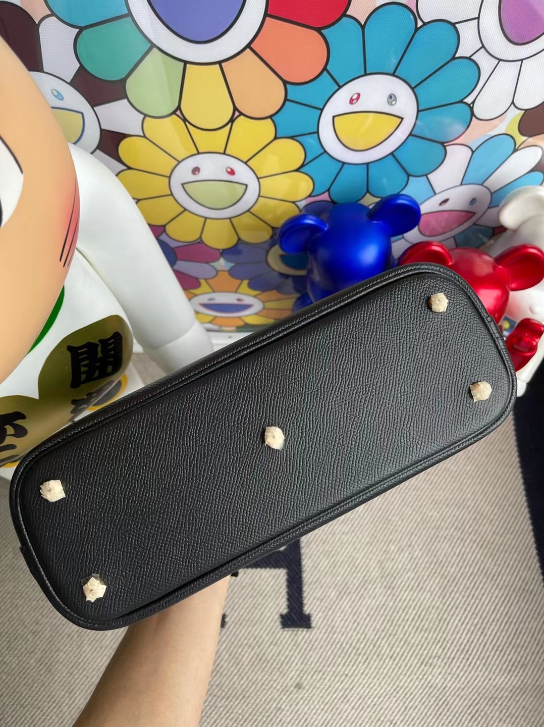 Hermès（爱马仕）Bolide 保龄球包 evercolor Ck89 黑色 金扣 25cm 顶级工艺 全手工缝制