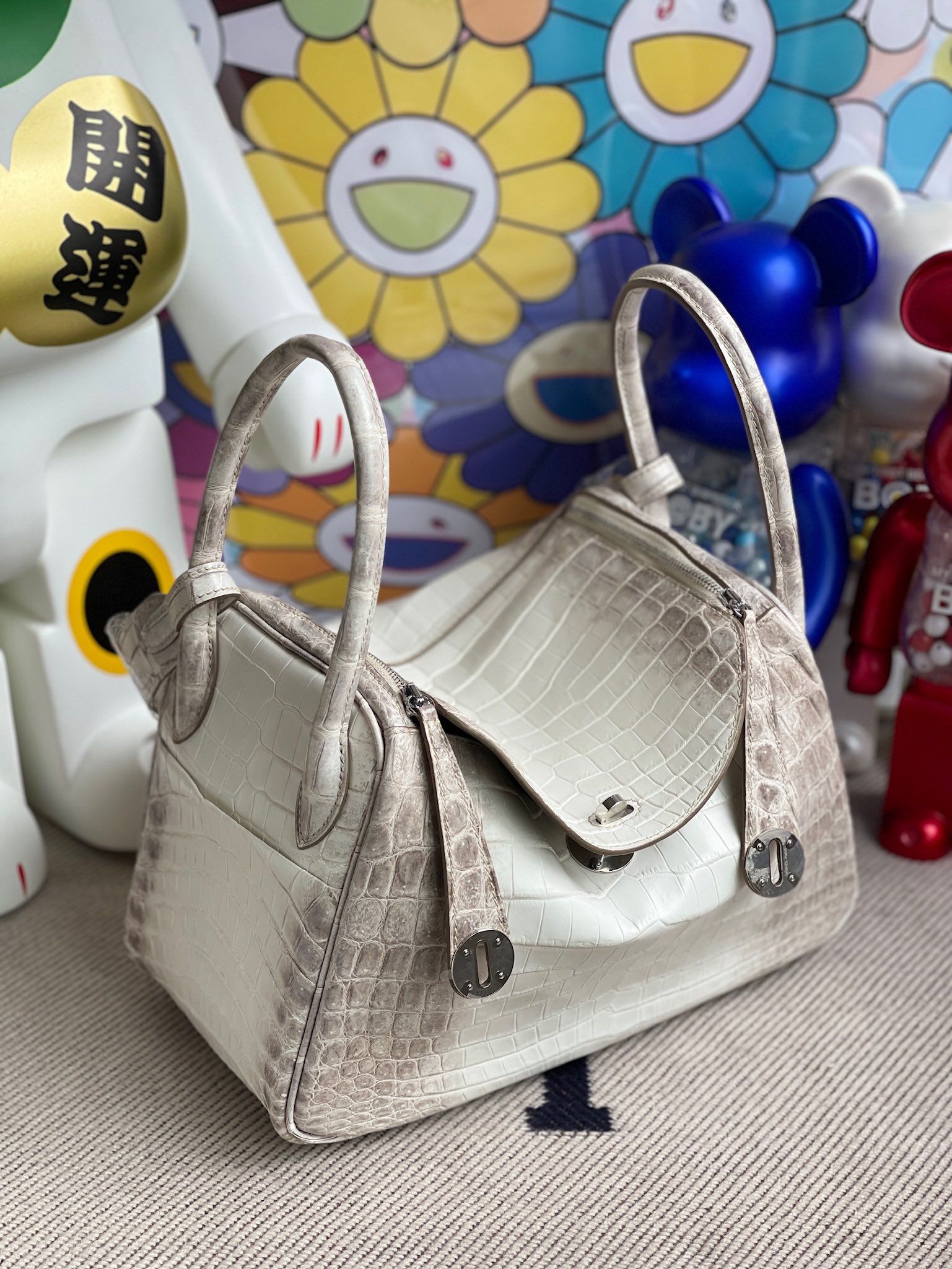 Hermès（爱马仕）Lindy 琳迪包 Himalaya 喜马拉雅 银扣 26cm
