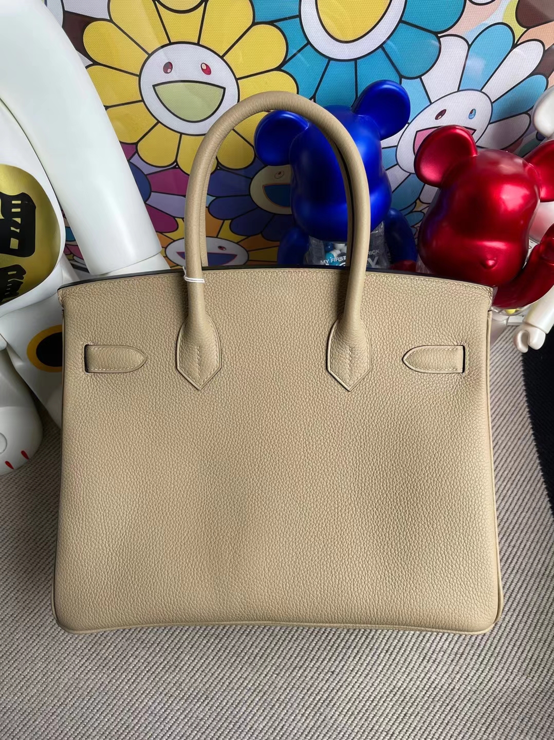 Hermès(爱马仕)Birkin 铂金包 Togo S2 风衣灰 Trench 金扣 30cm 订制-拉尔森鳄鱼皮具定制 - 爱马仕包包官网 Hermès(爱马仕)Birkin 铂金包 Togo S2 风衣灰 Trench 金扣 30cm 订制