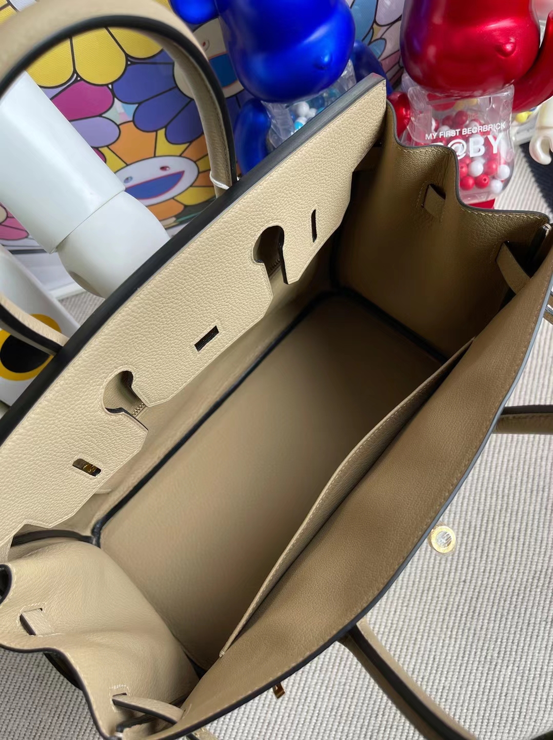 Hermès(爱马仕)Birkin 铂金包 Togo S2 风衣灰 Trench 金扣 30cm 订制-拉尔森鳄鱼皮具定制 - 爱马仕包包官网 Hermès(爱马仕)Birkin 铂金包 Togo S2 风衣灰 Trench 金扣 30cm 订制