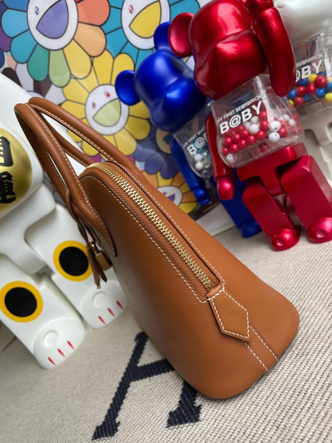 Hermès(爱马仕)Bolide 保龄球包 evercolor ck37 金棕色 金扣 25cm 顶级工艺 全手工缝制-拉尔森鳄鱼皮具定制 - 爱马仕包包官网 Hermès(爱马仕)Bolide 保龄球包 evercolor ck37 金棕色 金扣 25cm 顶级工艺 全手工缝制