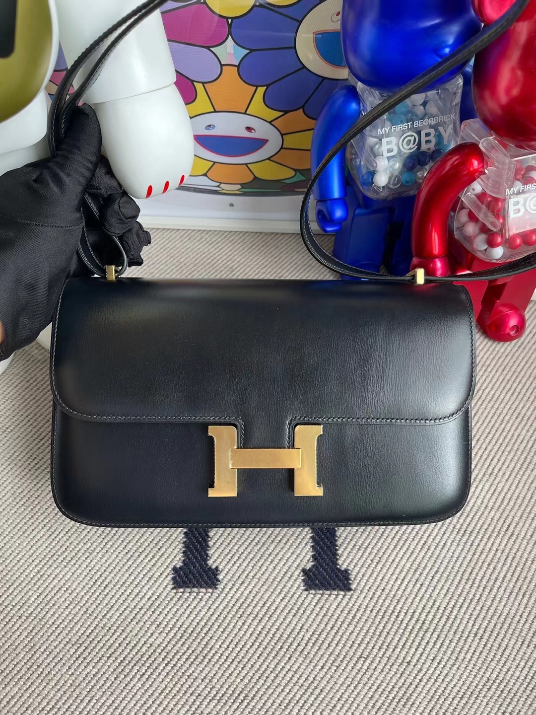 Hermès(爱马仕)Constance 康斯坦斯 box ck89 黑色 金扣 26cm-拉尔森鳄鱼皮具定制 - 爱马仕包包官网 Hermès(爱马仕)Constance 康斯坦斯 box ck89 黑色 金扣 26cm