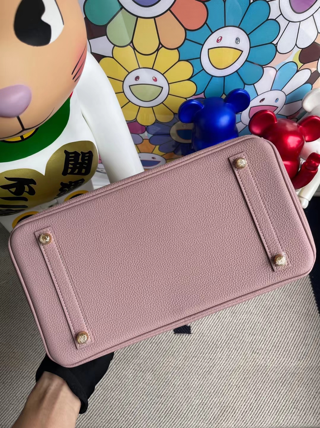 Hermès(爱马仕)Birkin 铂金包 Togo 4W 紫藤色 金扣 30cm 订制-拉尔森鳄鱼皮具定制 - 爱马仕包包官网 Hermès(爱马仕)Birkin 铂金包 Togo 4W 紫藤色 金扣 30cm 订制