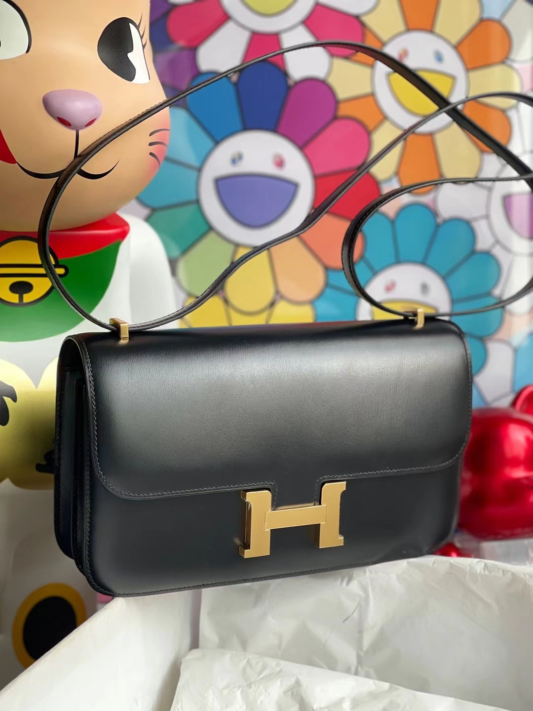 Hermès（爱马仕）Constance 康斯坦斯 box ck89 黑色 金扣 26cm