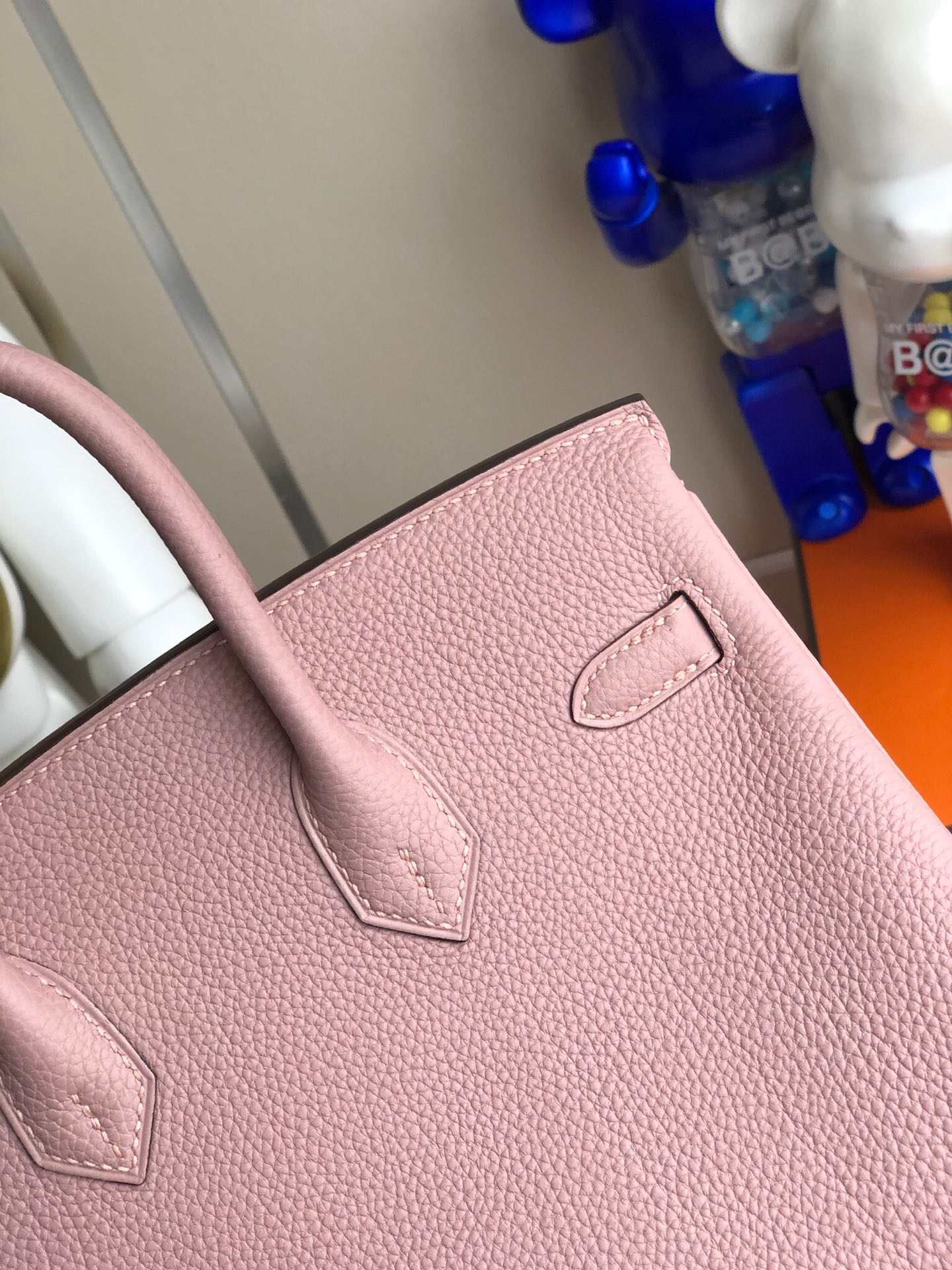 Hermès（爱马仕）Birkin 铂金包 togo 原厂小牛皮 4W 紫藤色 金扣 25cm 顶级手缝