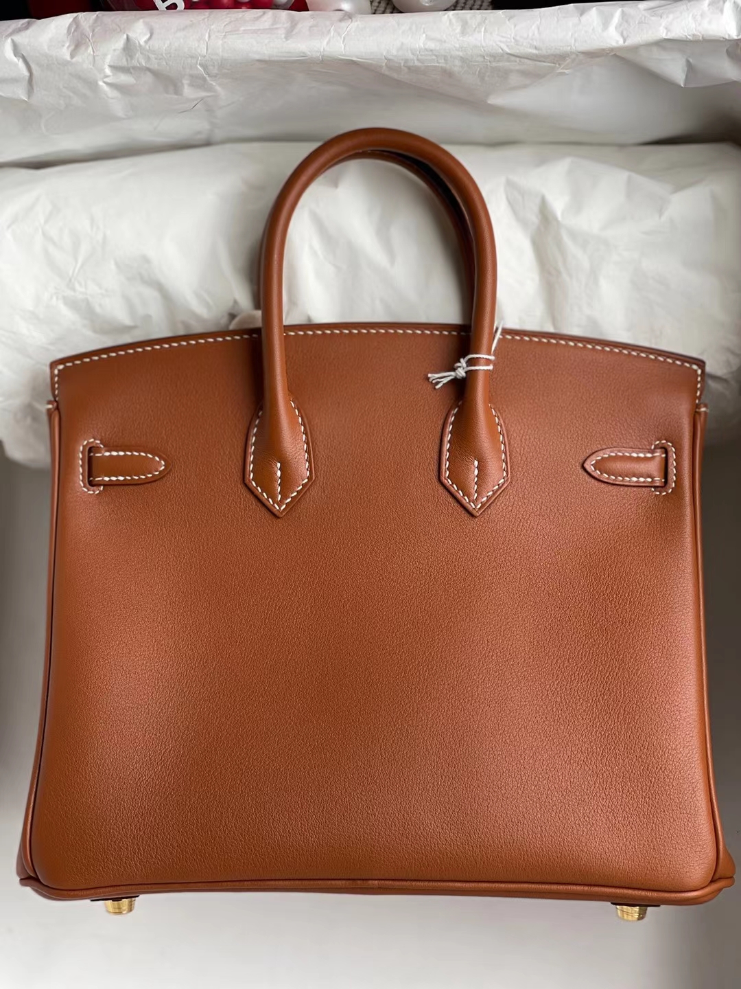 Hermès（爱马仕）Birkin 铂金包 Jonathan Ck37 金棕色 金扣 30cm