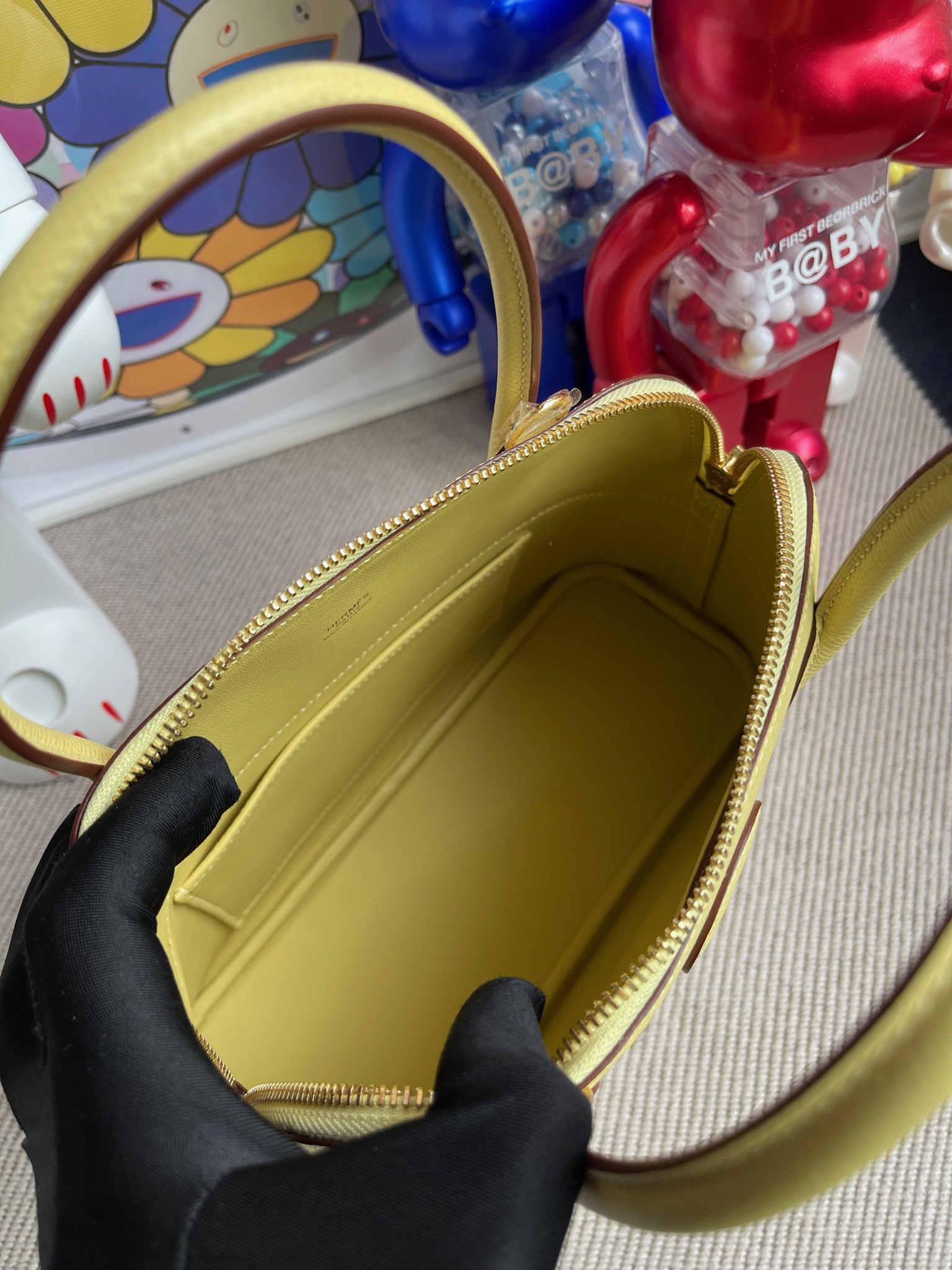 Hermès(爱马仕)Bolide 保龄球包 Epsom C9 鹅蛋黄 金扣 27cm 顶级手缝-拉尔森鳄鱼皮具定制 - 爱马仕包包官网 Hermès(爱马仕)Bolide 保龄球包 Epsom C9 鹅蛋黄 金扣 27cm 顶级手缝